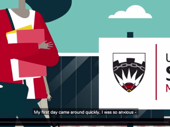 Finding your true self, at the University of Salford. 