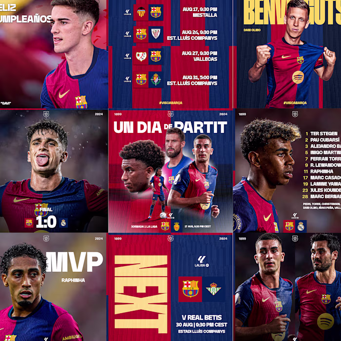 FC Barcelona - Social Media Rebrand