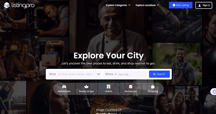 I will design brilliant directory website business directory web