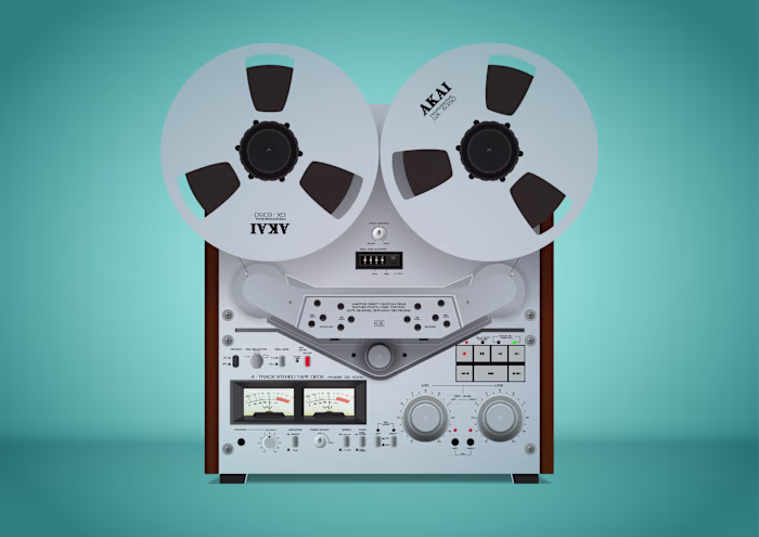 Akai reel-to-reel illustration and animation

This