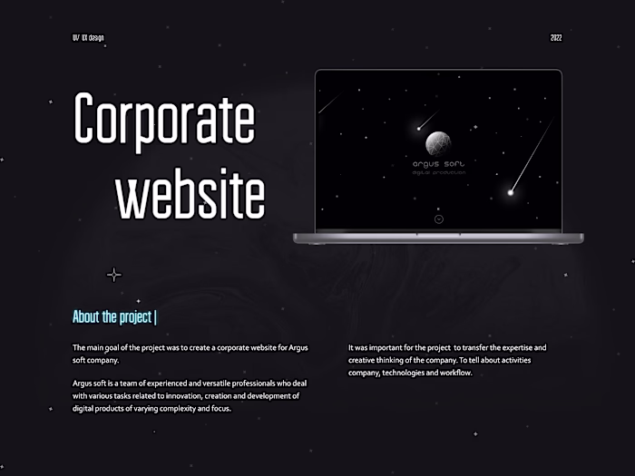 Argus Soft Website redesign