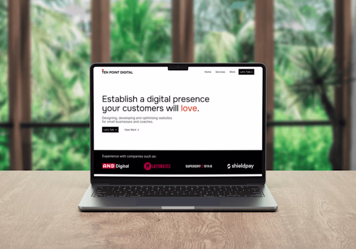 Ten Point Digital - Web Agency Website