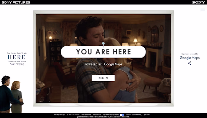 HERE Movie Microsite
