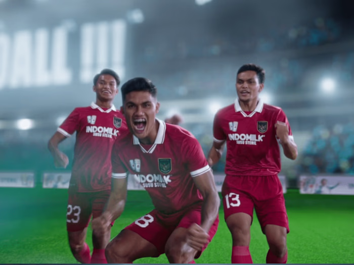 (INDOMILK) Creating a 3D stadium background extension 