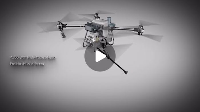 3D drone product render (360) 
