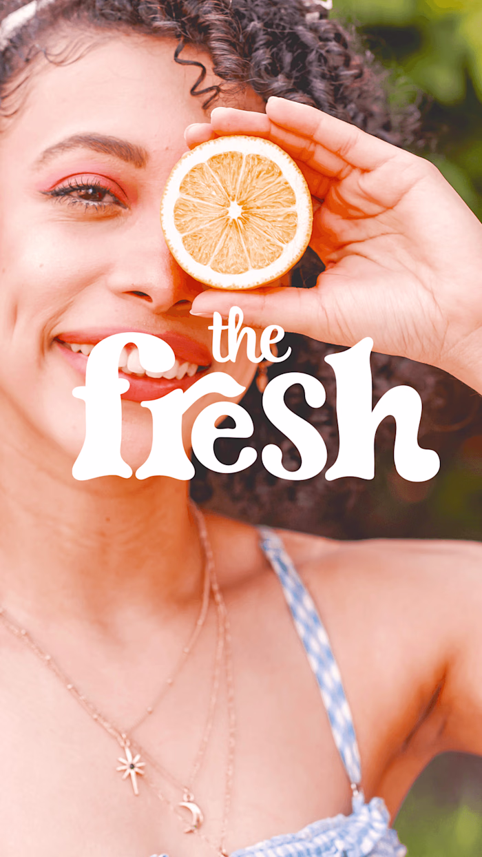 Brand Identity for- The Fresh, vegan skincare