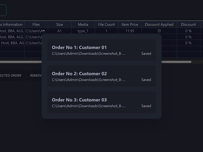 Order Processing App