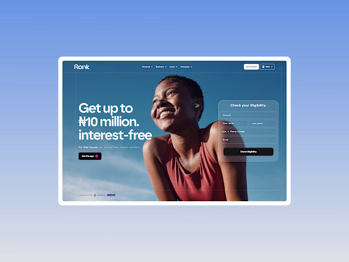 Global Website Redesign for Rank