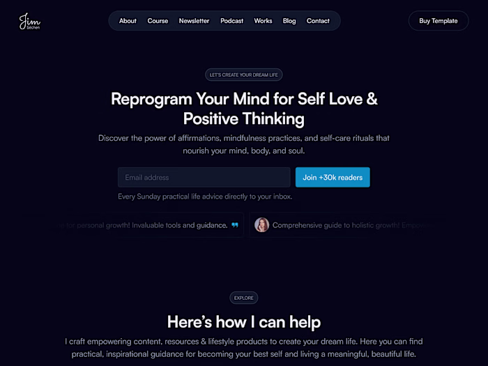 Ethos - Personal Portfolio Template for Framer