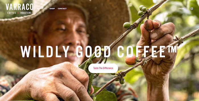 Varraco Coffee Website Restructure