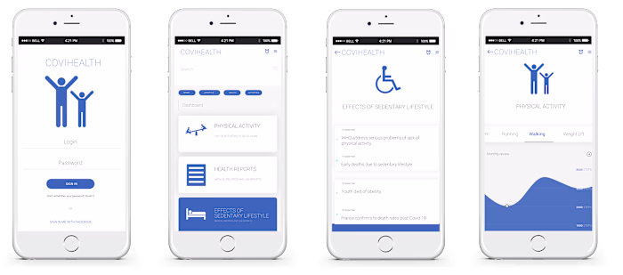 Mobile App for Sedentary Lifestyle