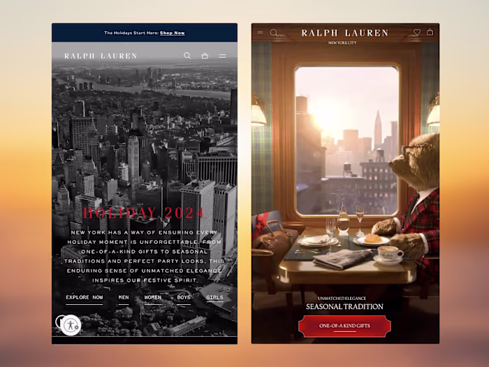 Ralph Lauren | Hero - Redesign