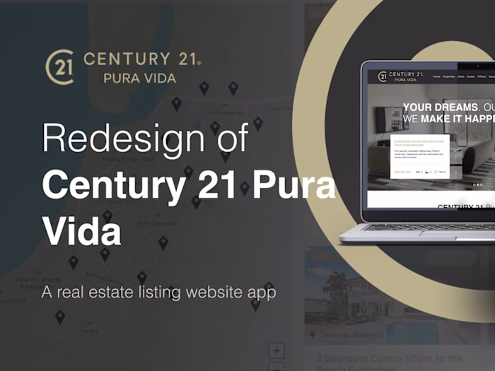 Premium Real Estate Website Design of Century 21 Pura Vida