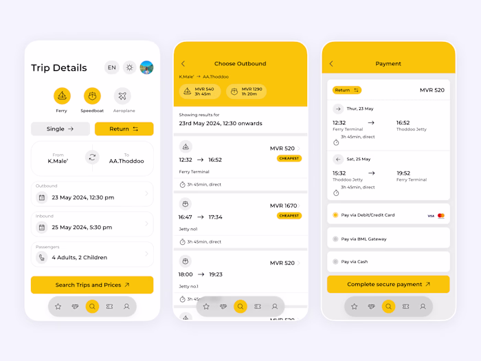 Dhathuru App - Mobile App Design