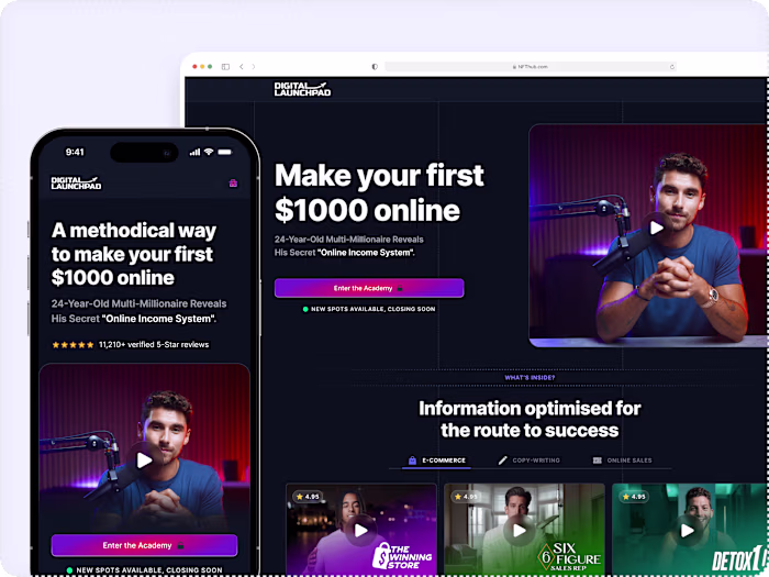 A Collection of High-CRO Landing Pages | Figma | Webflow 