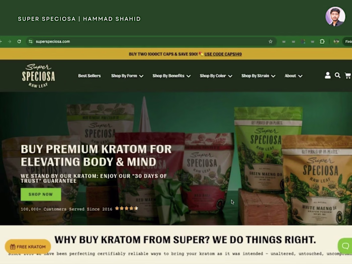 Super Speciosa | E-commerce Store