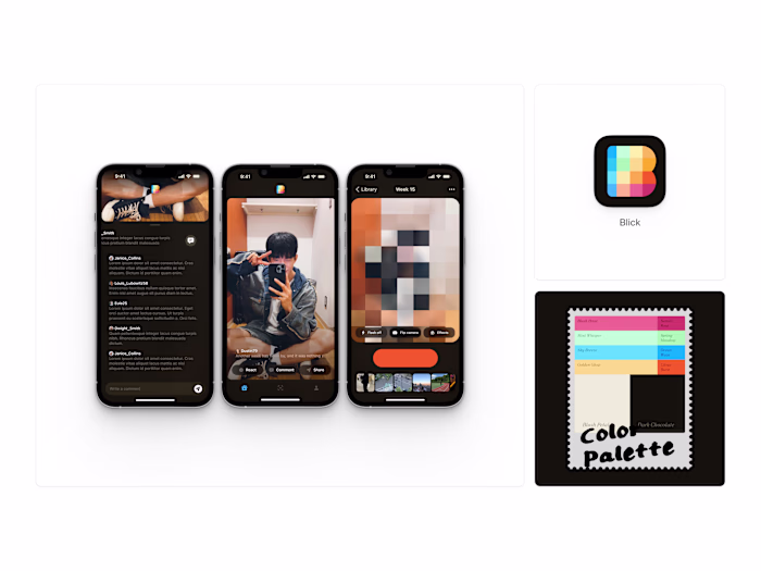 Blick - A Playful & Nostalgic Video Diary App