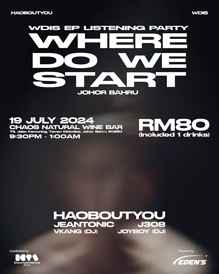 Poster design for local artist.