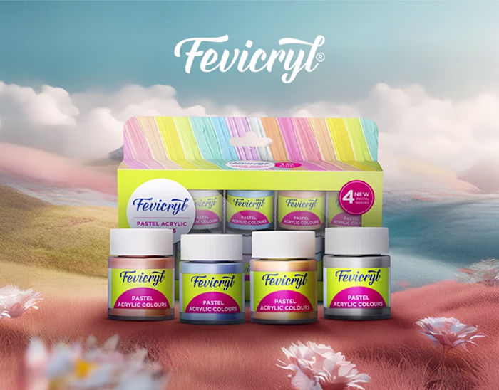 Fevicryl Pastel Colors - Key Visual Identity
