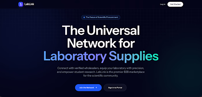 B2B Marketplace Connecting Labs, Suppliers