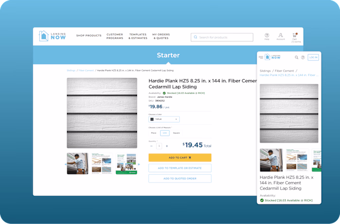 E-commerce Design system, Product Grid 
and Details Page