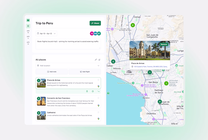 Triplyfy - AI powered travel itinerary builder