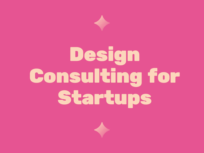 Design Consulting for Startups