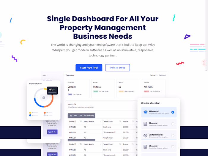Whispers - Creative SAAS Technology & IT Solutions for Property…