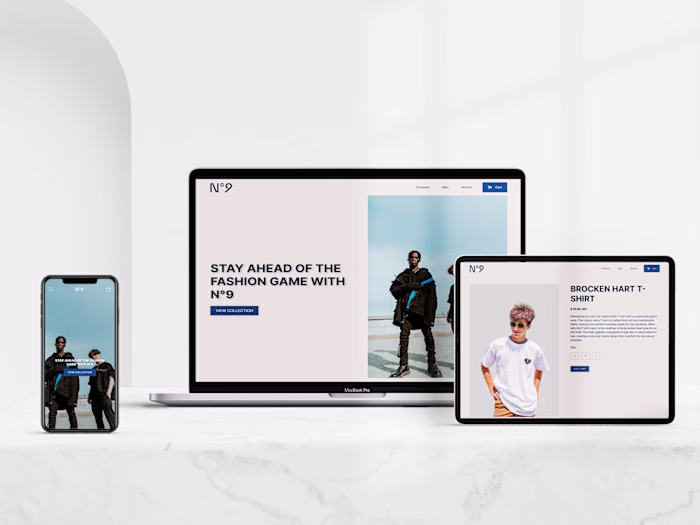 N°9: A Fashion E-commerce with Style and Accessibility