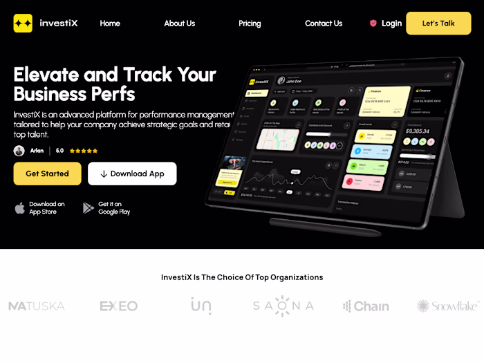 InvestiX : Advanced platform for performance management