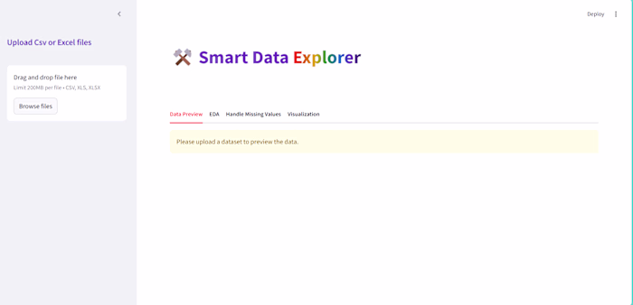 Interactive Data Explorer Development