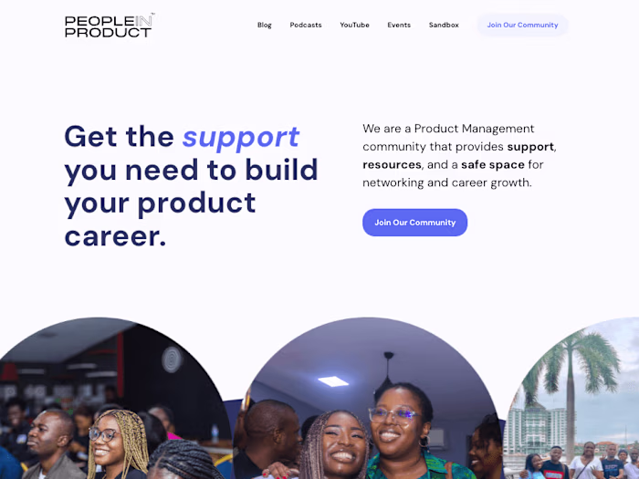People in Product Website Design and Development