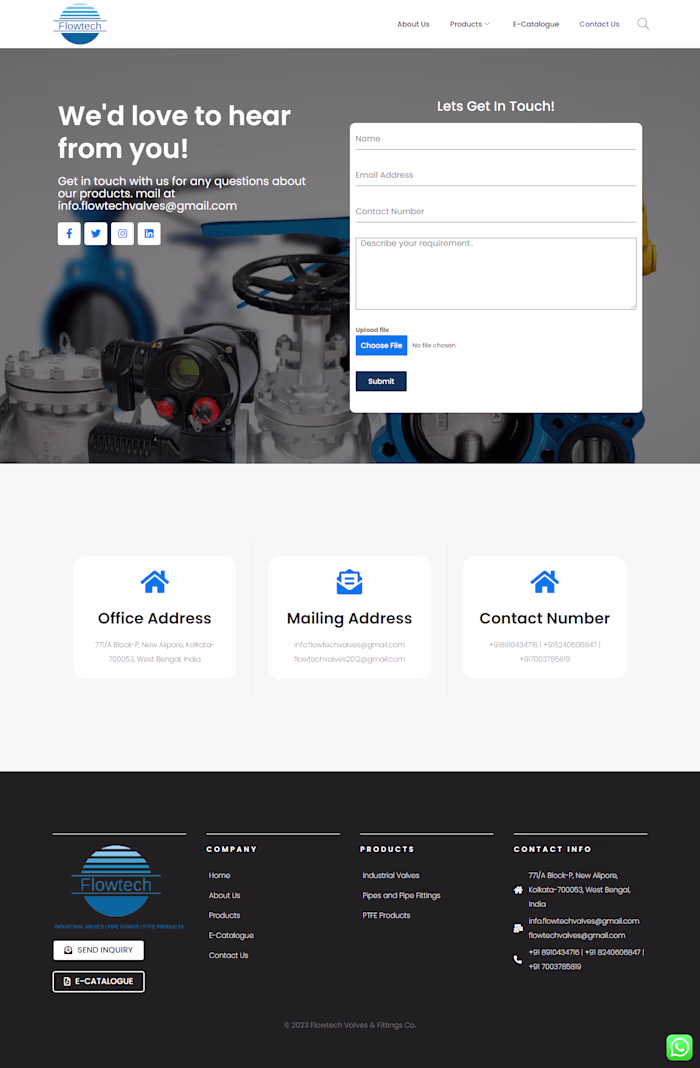 Flowtech - Industrial Valves Mfgr