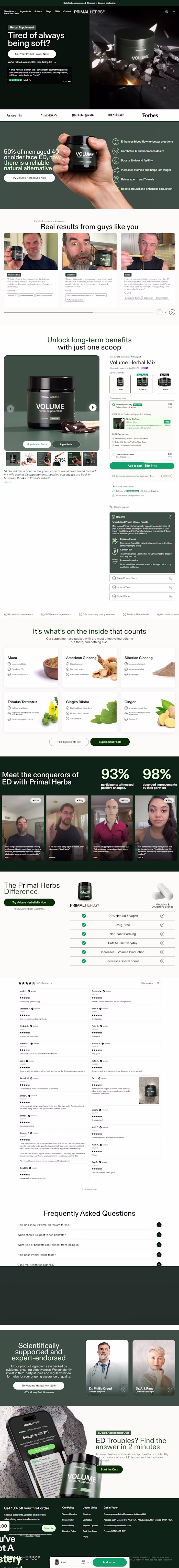 Primal Herbs – Elevated Shopify Design for Natural Wellness