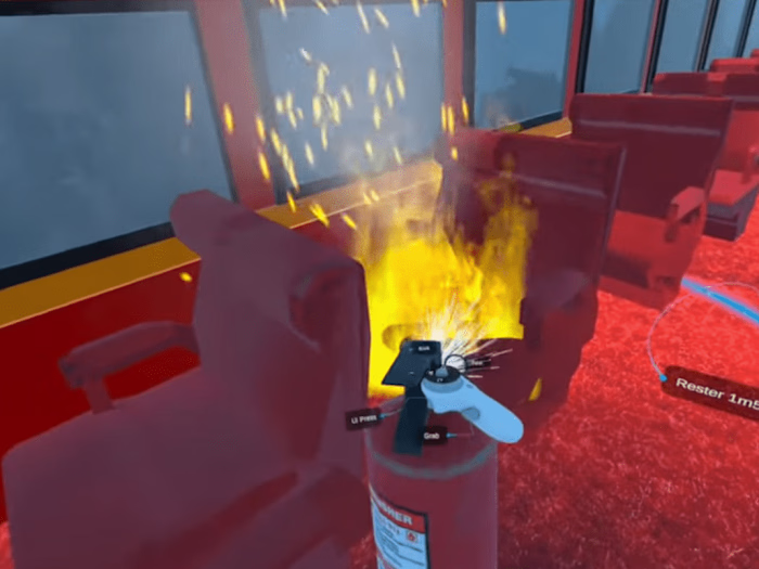 VR Fire Simulation Training - YouTube