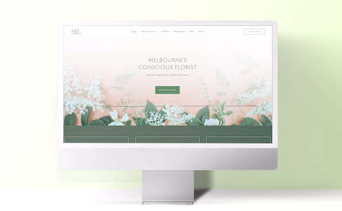 Florist Website Template / 2020