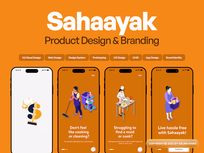 Sahaayak - Product Design and Branding