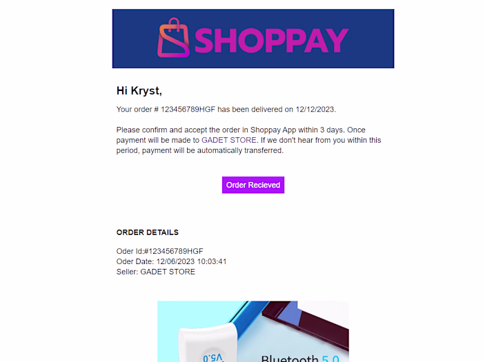 Email Template Design for E-commerce Store