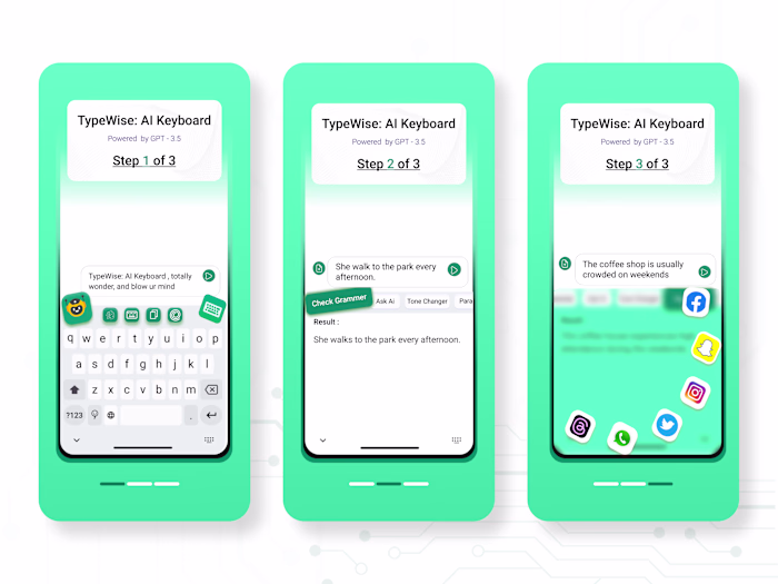 AI Keyboard App Onboarding