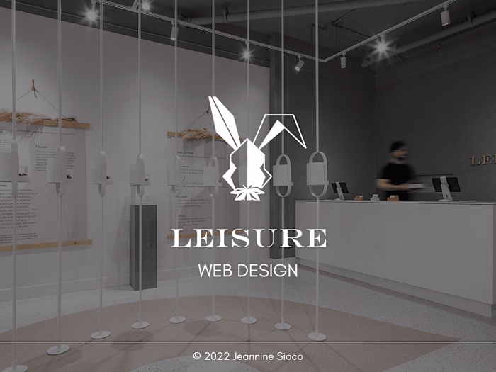 Leisure For Cannabis | Minimalist Web Design