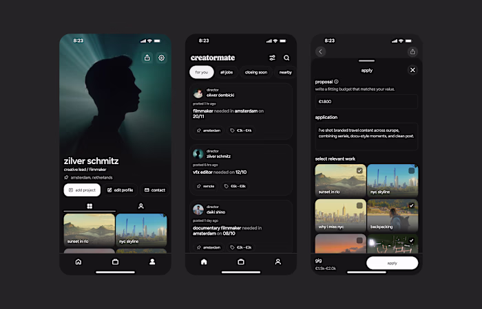 Dark mode App.