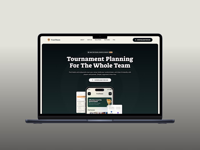 TravlTeam — Sports Travel App & Digital Platform Development