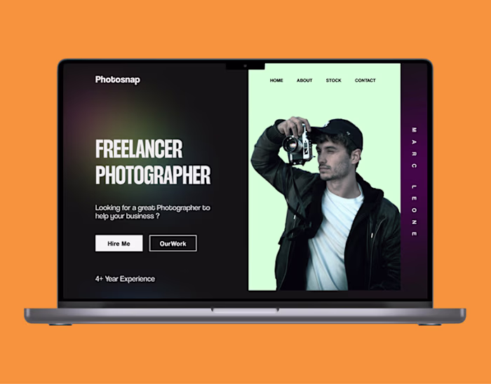Web design and Framer Expert || Photographer Portfolio 