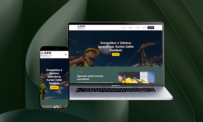 Web development for engineering company