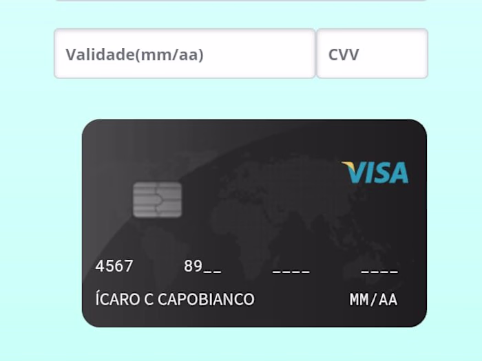 Checkout form for service subscription with many options 