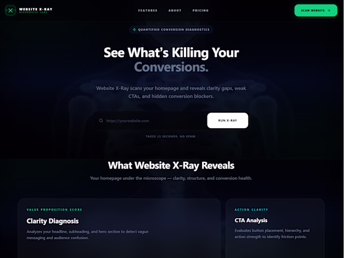 𝗪𝗲𝗯𝘀𝗶𝘁𝗲 𝗫-𝗥𝗮𝘆 𝗗𝗶𝗮𝗴𝗻𝗼𝘀𝘁𝗶𝗰 𝗟𝗮𝗯
I design