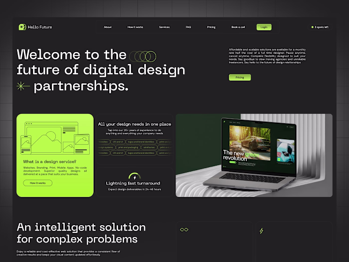 Hello Future • Webflow Development, Content Creation & SEO