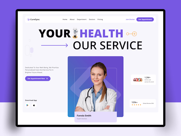 Medical Landing Page Design