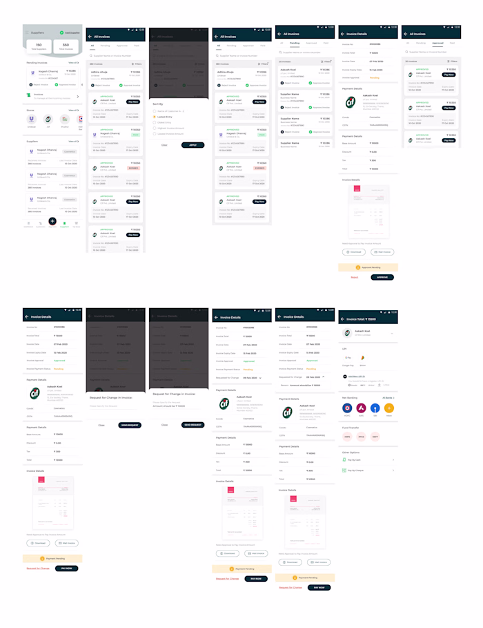 Mobile App (UI/UX) POS Payment Solution