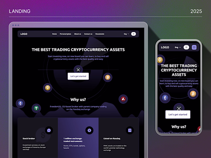 Trading cryptocurrency assets